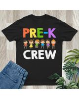 Funny Preschool Design For Men Women PreK Preschool Teacher Shirt Unisex Standard T-Shirt black s