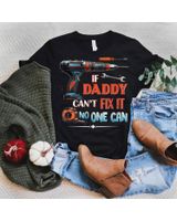 If Daddy Can't Fix It No One Can - Father's Day Dad Birthday Shirt Unisex Standard T-Shirt black s