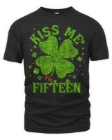 Kiss Me I'm 15 2010 Lucky St Unisex Premium T-Shirt black s