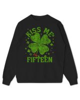 Kiss Me I'm 15 2010 Lucky St Kids Standard Sweatshirt black xs