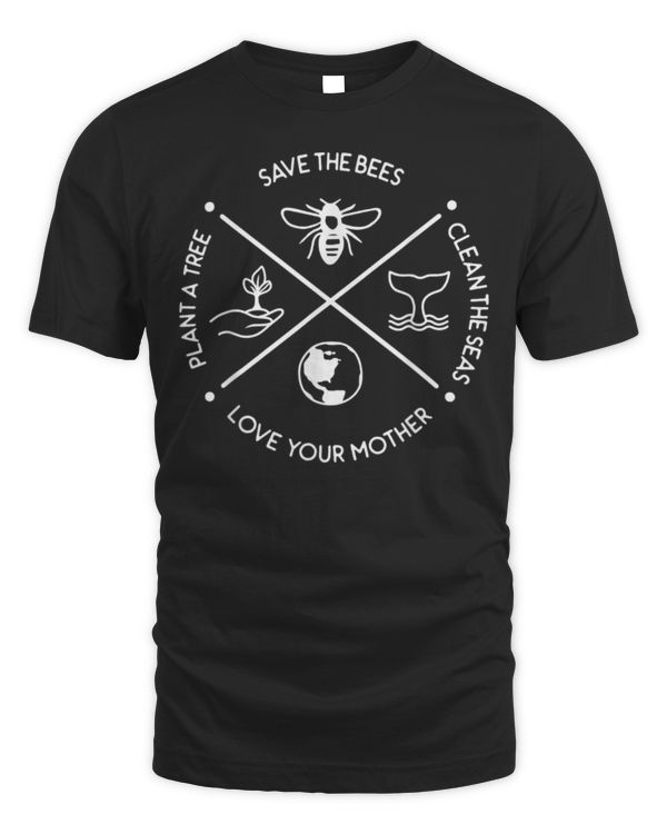 Love Earth Day Everyday Smile Face Hippie Planet Anniversary Shirt